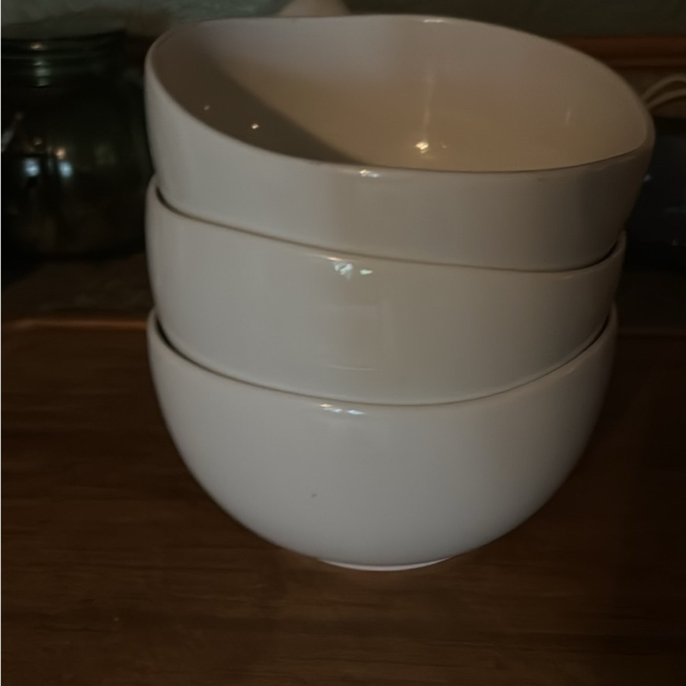 West Elm Organic Porcelain Cereal Bowls